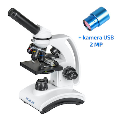Mikroskop Delta Optical BioLight 300 z kamerą usb 2 MP