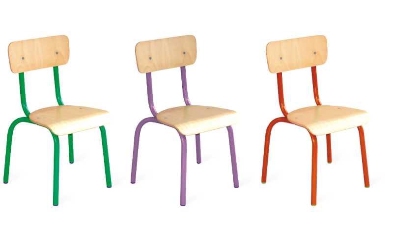 Krzesła przedszkolne typ SB (STOLBRZEG)