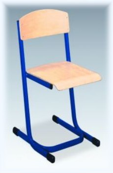 Krzesło szkolne MIESZKO - na stelażu owalnym