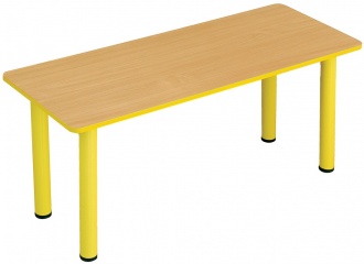 stół przedszkolny puchatek, prostokątny