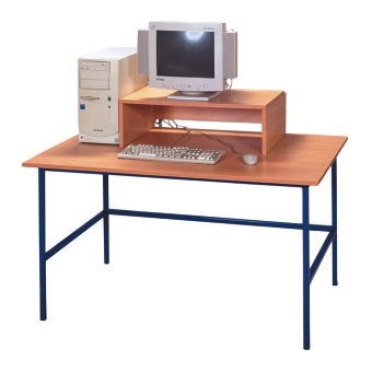 stoły komputerowe z nadstawką