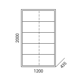 wymiary szafy SB-1200