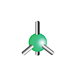 atom boru, B tetraedr