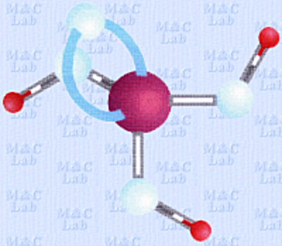 Model cząsteczki H₃PO₄