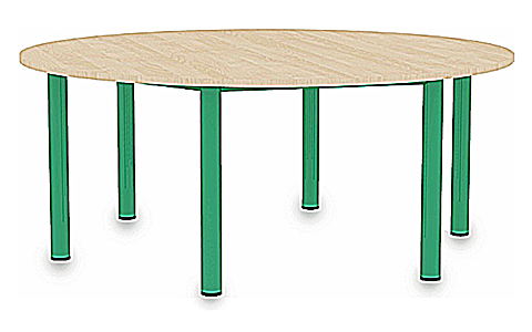 Stół przedszkolny okrągły