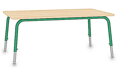 Stół przedszkolny prostokątny regulowany SB-REG