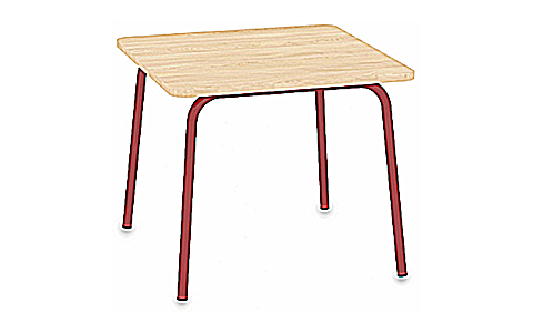 Stół przedszkolny kwadratowy STOLMIŚ-KWA